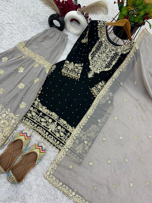 SHREE HARI SR 1676 F DESIGNER PLAZZO SUITS WHOLESALE