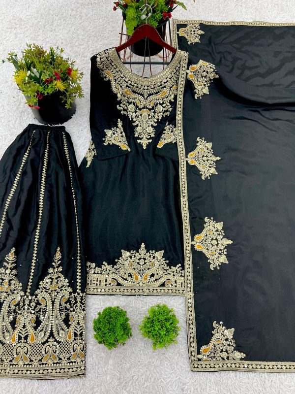 SHREE HARI SRK 5215 E DESIGNER TOP PLAZZO WHOLESALE
