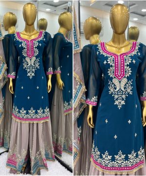 SHREE HARI SRK 5260 A DESIGNER SHARARA SUITS