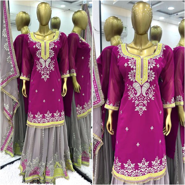 SHREE HARI SRK 5260 B DESIGNER SHARARA SUITS