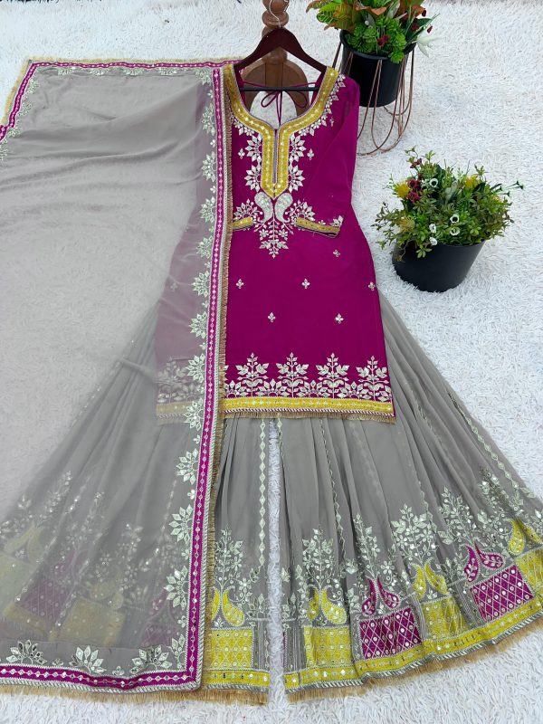 SHREE HARI SRK 5260 B DESIGNER SHARARA SUITS
