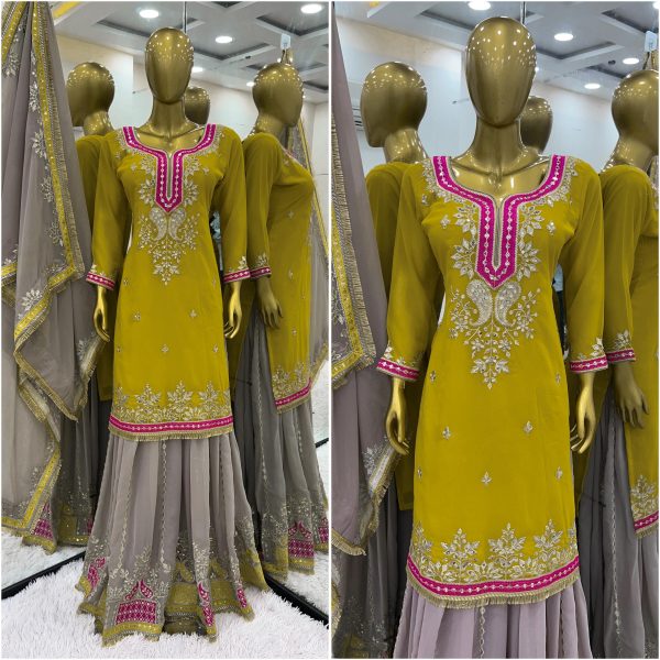 SHREE HARI SRK 5260 C DESIGNER SHARARA SUITS