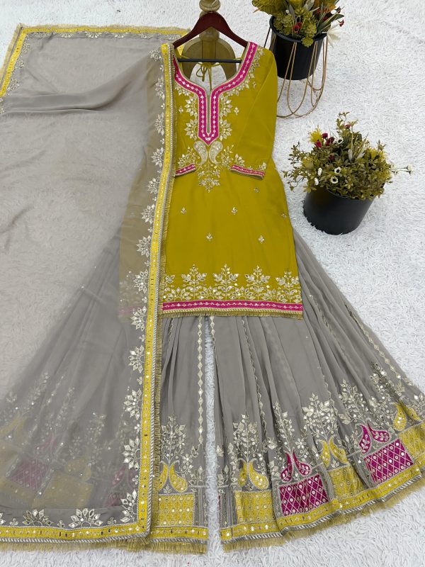SHREE HARI SRK 5260 C DESIGNER SHARARA SUITS