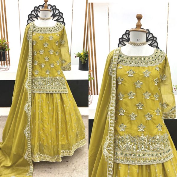 SHREE HARI SSR 512 B DESIGNER LEHENGA TOP WHOLESALE