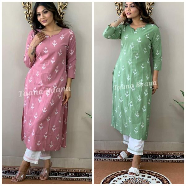 SHRUTI CREATION RAYON COTTON KURTI WHOLESALE