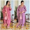 SHRUTI CREATION ROMAN SILK WITH HANDWORK KURTA
