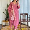 SHRUTI CREATION ROMAN SILK WITH HANDWORK KURTA
