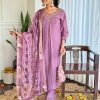 SHRUTI CREATION ROMAN SILK WITH HANDWORK KURTA