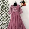 VF 207 DESIGNER GEORGETTE GOWN WHOLESALE