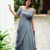 VF 207 DESIGNER GEORGETTE GOWN WHOLESALE