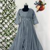VF 207 DESIGNER GEORGETTE GOWN WHOLESALE