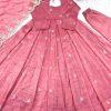 ZEEL FASHION ZF 417 DESIGNER GOLD CRUSH SILK GOWN