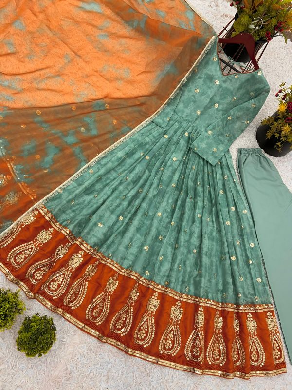 ZEEL FASHION ZF 418 DESIGNER PARTY WEAR GOWN