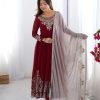 ZEEL FASHION ZF 5008 B DESIGNER GEORGETTE GOWN
