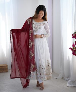 ZEEL FASHION ZF 5008 DESIGNER GEORGETTE GOWN