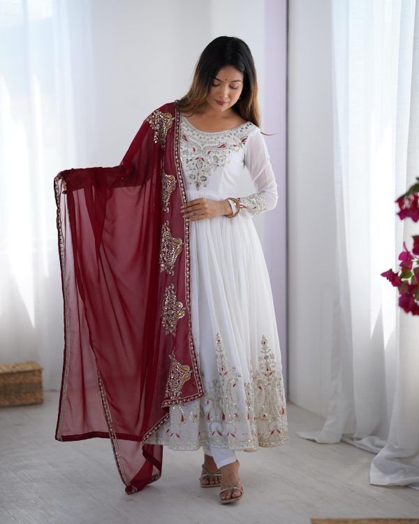 ZEEL FASHION ZF 5008 DESIGNER GEORGETTE GOWN