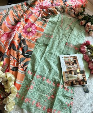 ZIAAZ DESIGNS 545 COTTON EMBROIDERED SUITS