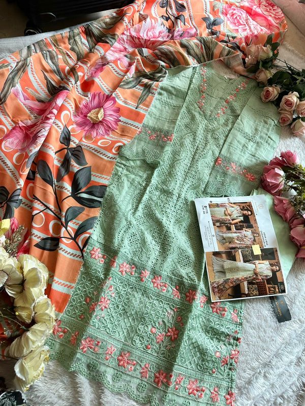 ZIAAZ DESIGNS 545 COTTON EMBROIDERED SUITS