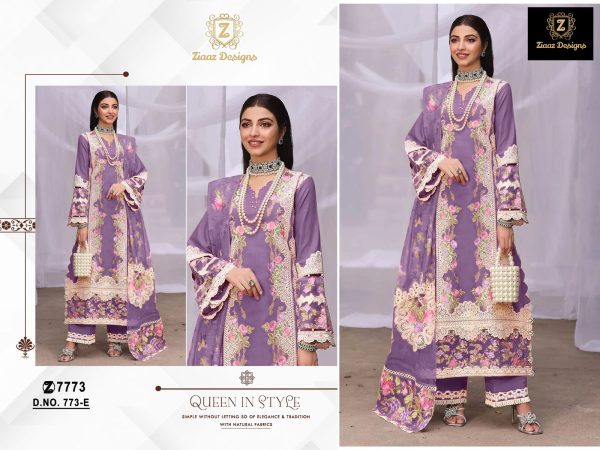 ZIAAZ DESIGNS 773 E COTTON SUITS IN INDIA