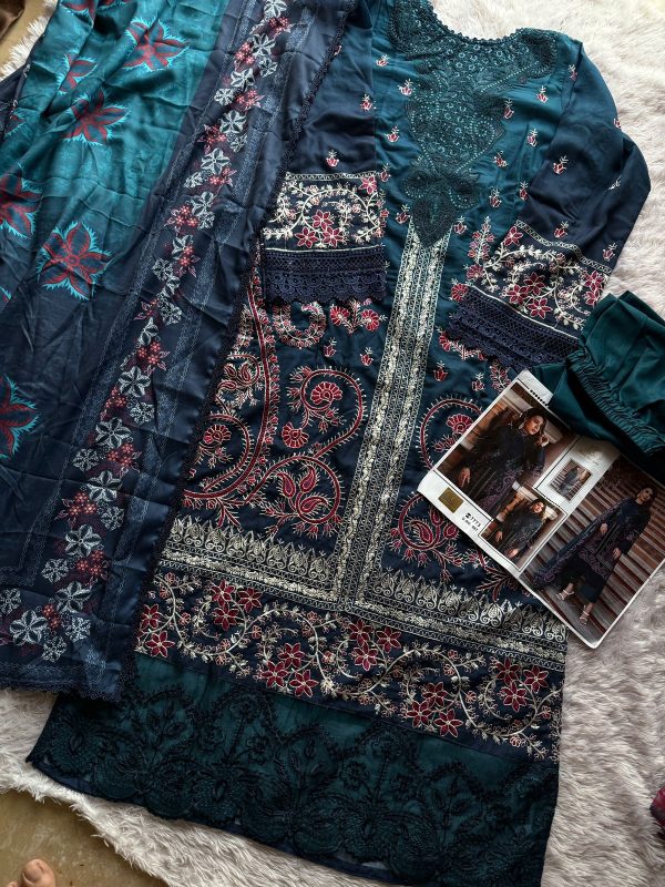 ZIAAZ DESIGNS 887 COTTON PAKISTANI SUITS WHOLESALE