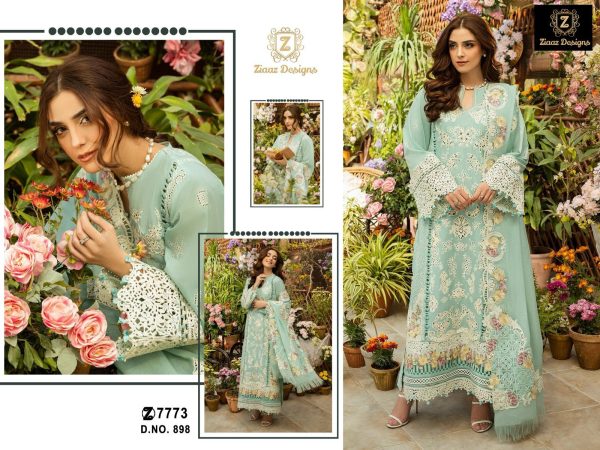 ZIAAZ DESIGNS 898 COTTON PAKISTANI SUITS IN INDIA