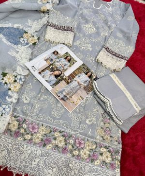 ZIAAZ DESIGNS 899 COTTON EMBROIDERED SALWAR SUITS