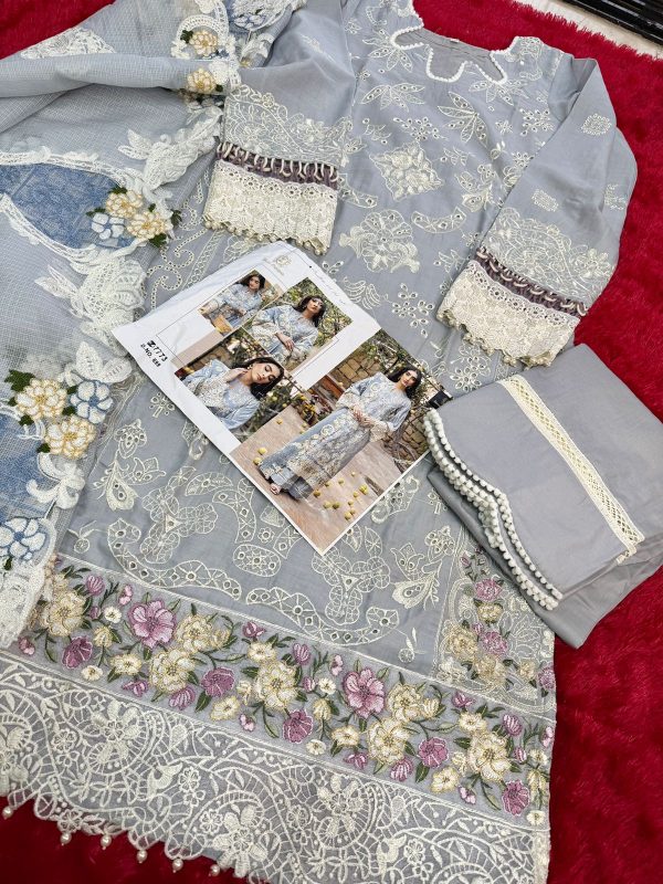 ZIAAZ DESIGNS 899 COTTON EMBROIDERED SALWAR SUITS