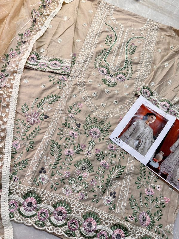 ZIAAZ DESIGNS 904 B COTTON EMBROIDERED SUITS
