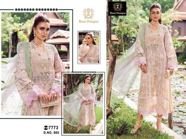 ZIAAZ DESIGNS 905 COTTON SALWAR SUITS WHOLESALE