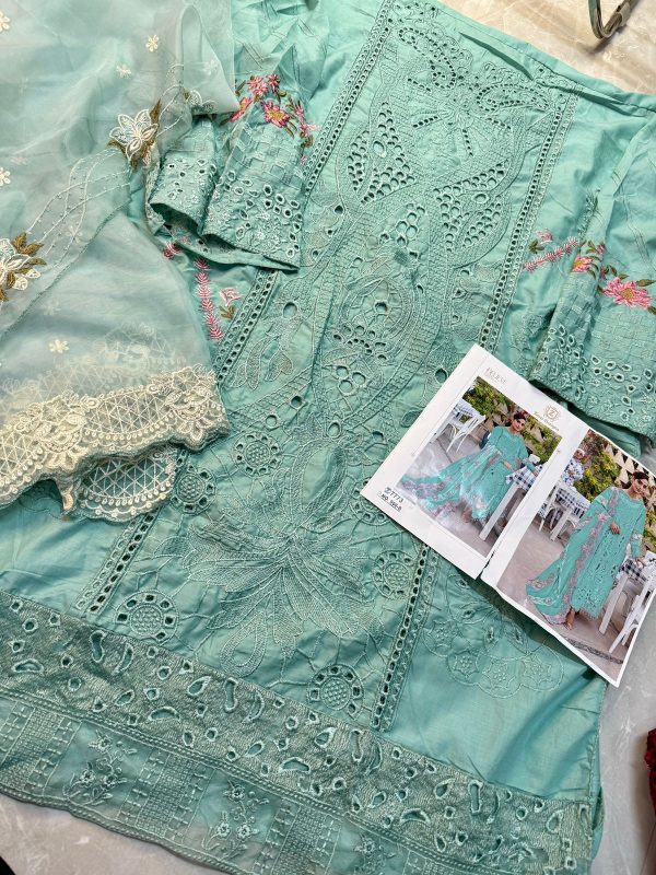 ZIAAZ DESIGNS 906 B COTTON EMBROIDERED SUITS