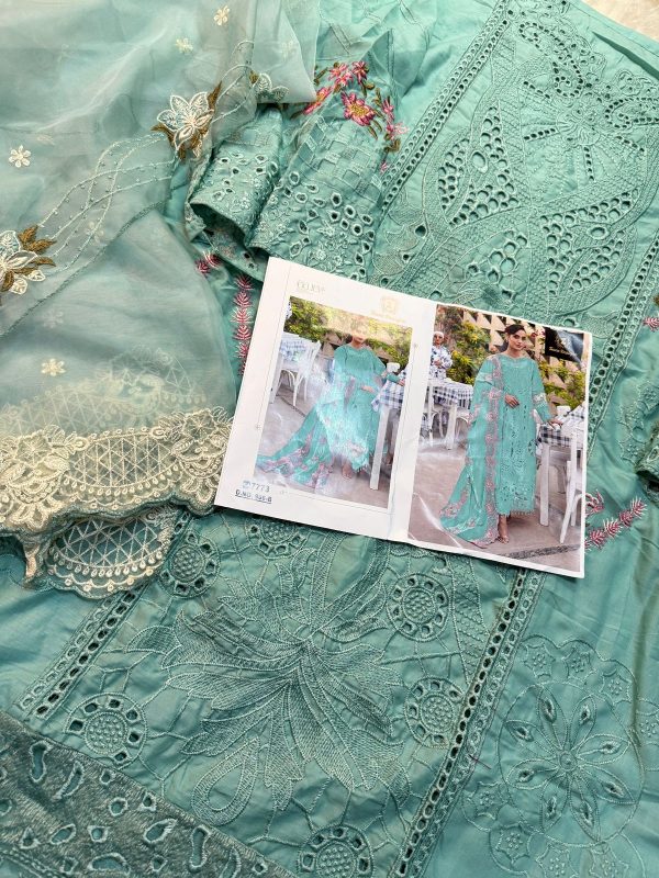 ZIAAZ DESIGNS 906 B COTTON EMBROIDERED SUITS