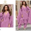 ZIAAZ DESIGNS 908 B COTTON EMBROIDERED SUITS