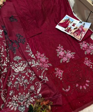 ZIAAZ DESIGNS 913 COTTON EMBROIDERED SALWAR SUITS