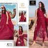 ZIAAZ DESIGNS 913 COTTON EMBROIDERED SALWAR SUITS