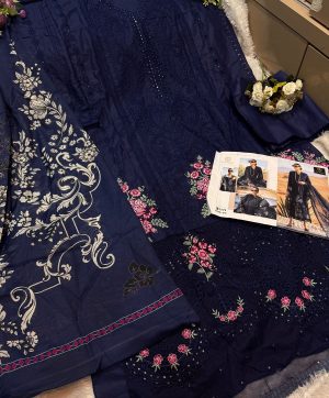 ZIAAZ DESIGNS 914 COTTON EMBROIDERED SALWAR SUITS