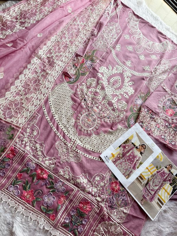 ZIAAZ DESIGNS 917 B COTTON EMBROIDERED SUITS