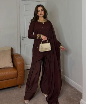 ZOYA CLOTHING Z 9283 C FARSHI SALWAR SUITS ONLINE