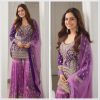 ZOYA CLOTHING ZB 5052 DESIGNER PARTY TOP PLAZZO SET