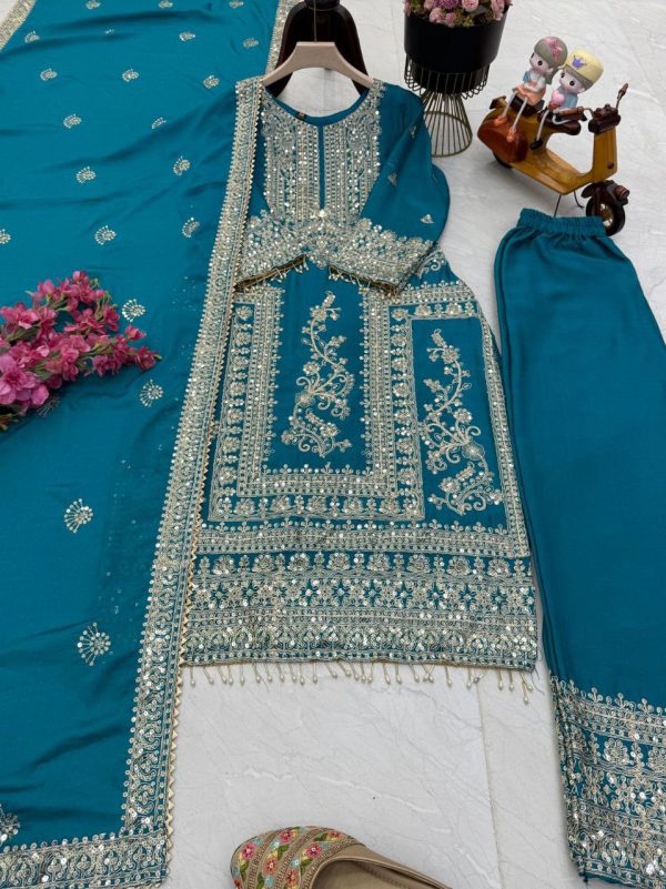 ZOYA CLOTHING ZC 8996 A DESIGNER PARTY WEAR SUITS