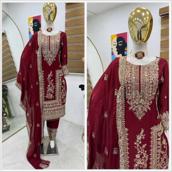 ZOYA CLOTHING ZC 8996 E DESIGNER PARTY WEAR SUITS