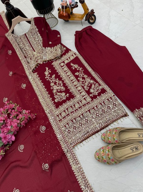ZOYA CLOTHING ZC 8996 E DESIGNER PARTY WEAR SUITS