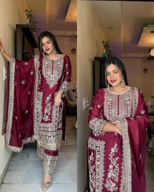 ZOYA CLOTHING ZC 8996 E DESIGNER PARTY WEAR SUITS