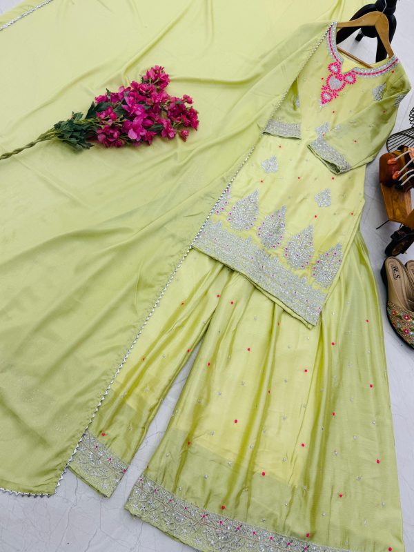 ZOYA CLOTHING ZC 9023 A DESIGNER PLAZZO SUITS