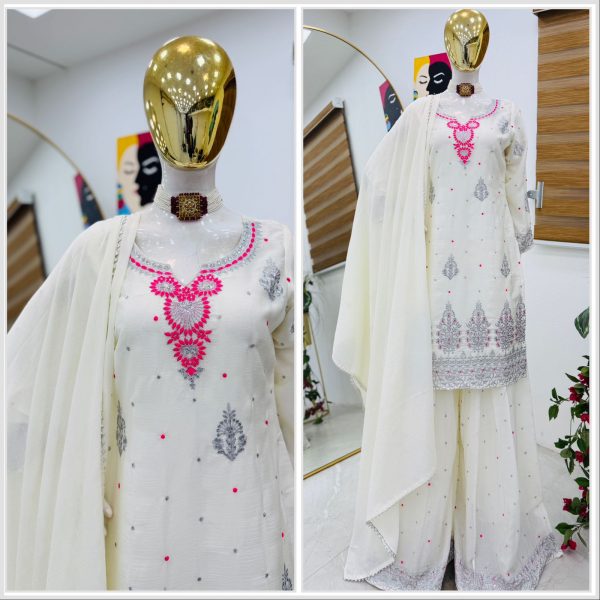 ZOYA CLOTHING ZC 9023 B DESIGNER PLAZZO SUITS