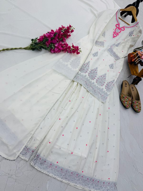 ZOYA CLOTHING ZC 9023 B DESIGNER PLAZZO SUITS