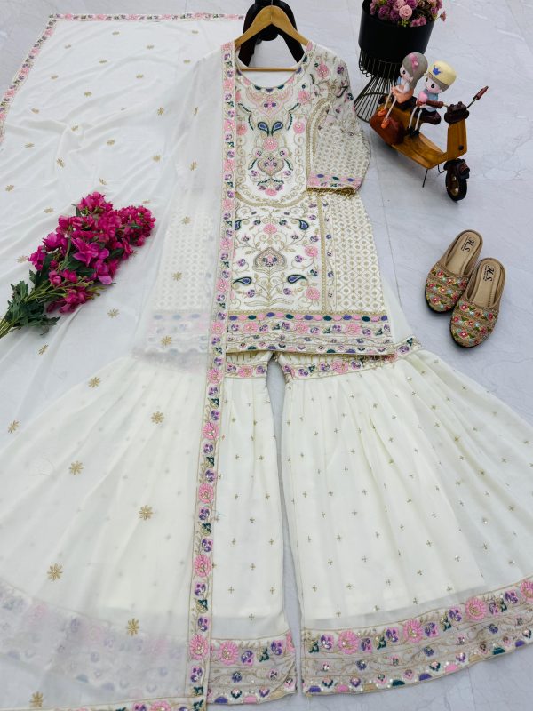 ZOYA CLOTHING ZC 9024 B DESIGNER PLAZZO SUITS