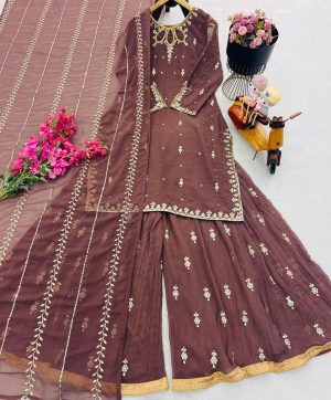ZOYA CLOTHING ZD 10098 DESIGNER PLAZZO SUITS ONLINE
