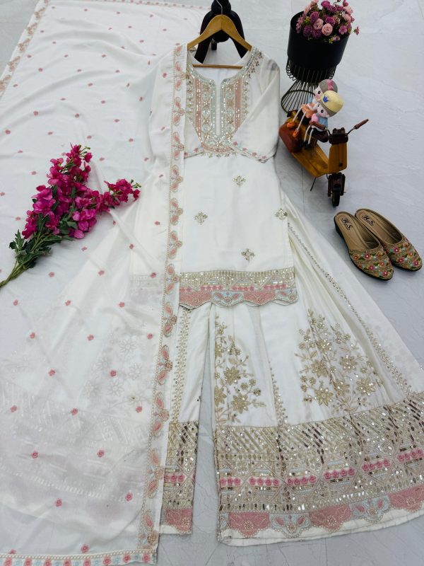 ZOYA CLOTHING ZD 10099 DESIGNER SHARARA SUITS WHOLESALE