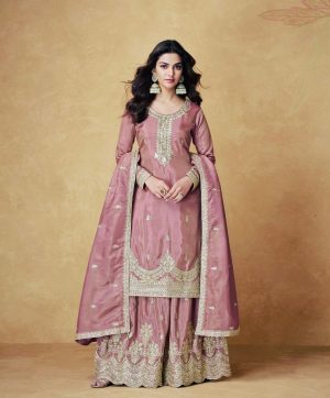 ZOYA CLOTHING ZF 6003 A DESIGNER PLAZZO SUITS