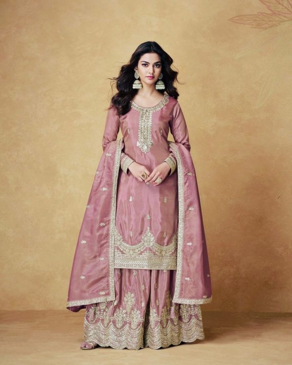 ZOYA CLOTHING ZF 6003 A DESIGNER PLAZZO SUITS